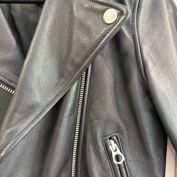 Madewell Black Leather Jacket - Picture 4 of 10